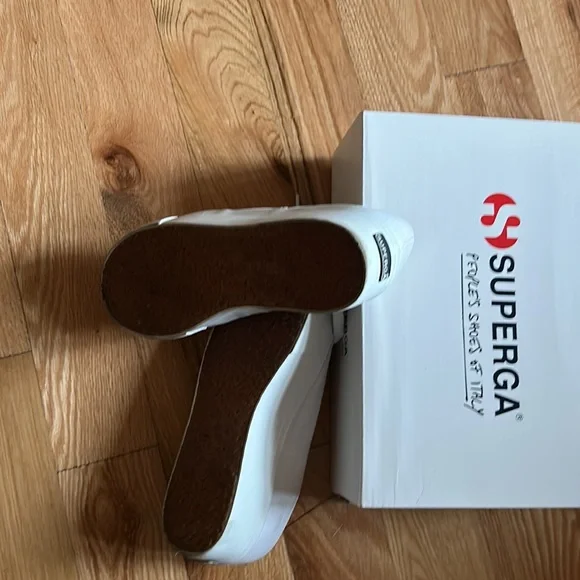 White Superga platform sneakers - Picture 3 of 5